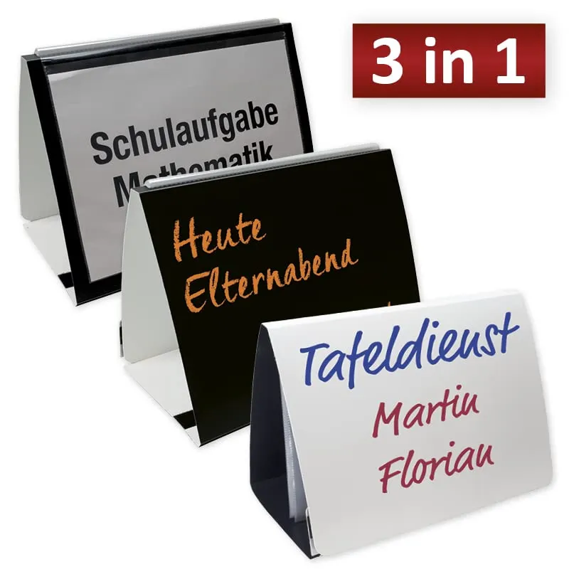 TimeTEX Tisch-Flipchart A4 62196 mit 20 Hüllen