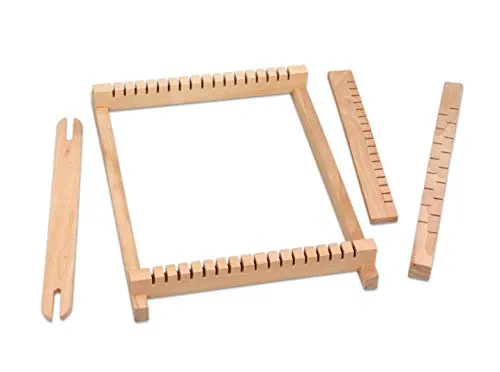 Betzold Schul-Webrahmen Buchenholz 10er-Set 14 cm