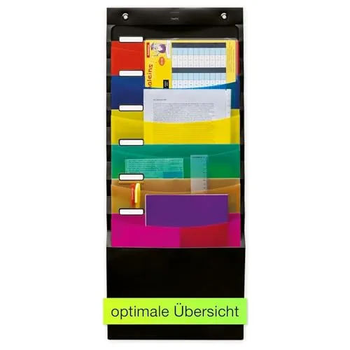 TimeTEX Hänge-Orga-Mappe 10655 A4 Organizer 6 Fächer