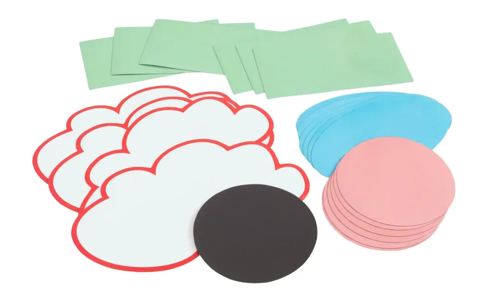 Betzold Moderationskarten magnetisch Whiteboard 22er-Set