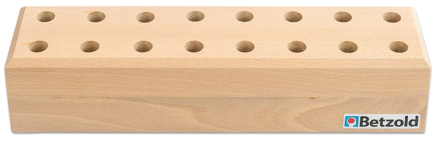 Betzold 80523 Bastelscheren 16 Stück Holzständer