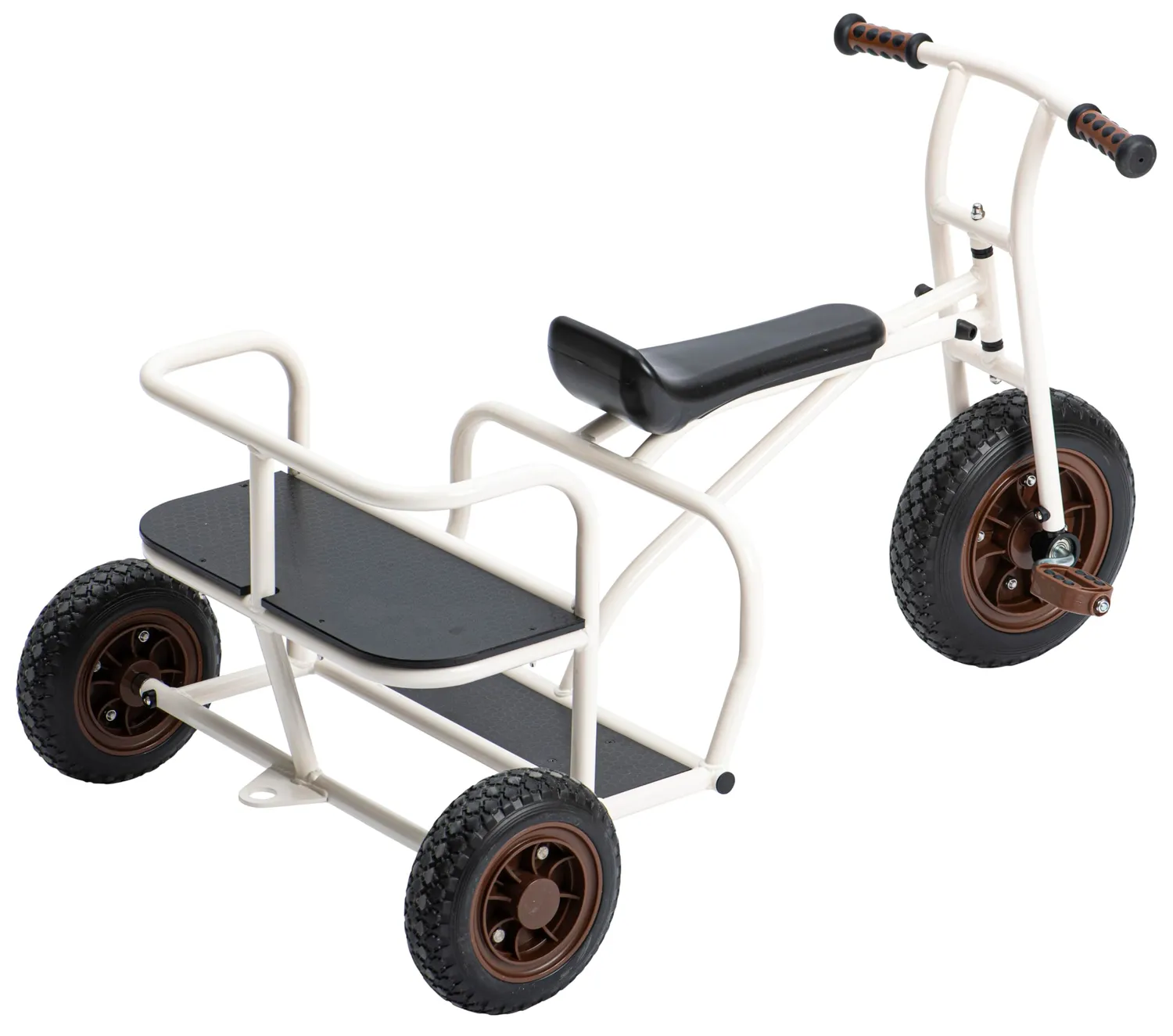 Betzold BuddyPlus Dreirad 3-Sitzer mit Trittbrett