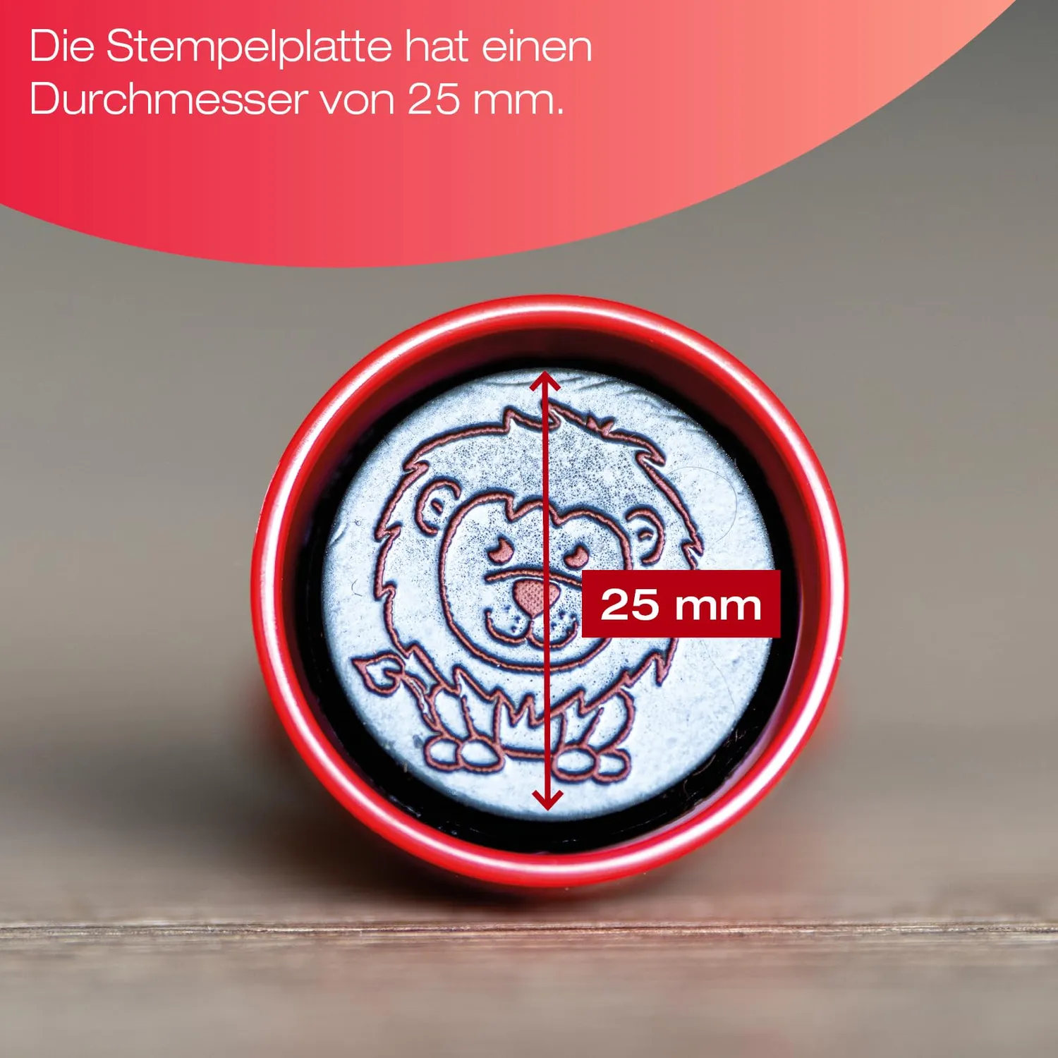 TimeTEX Perpetuum runder Siebdruck-Stempel
