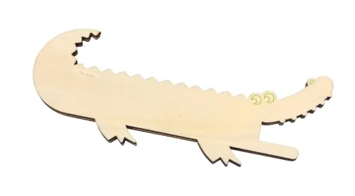 Betzold Lesekroko Spucks-Aus Lese-Krokodil 25 cm Sperrholz