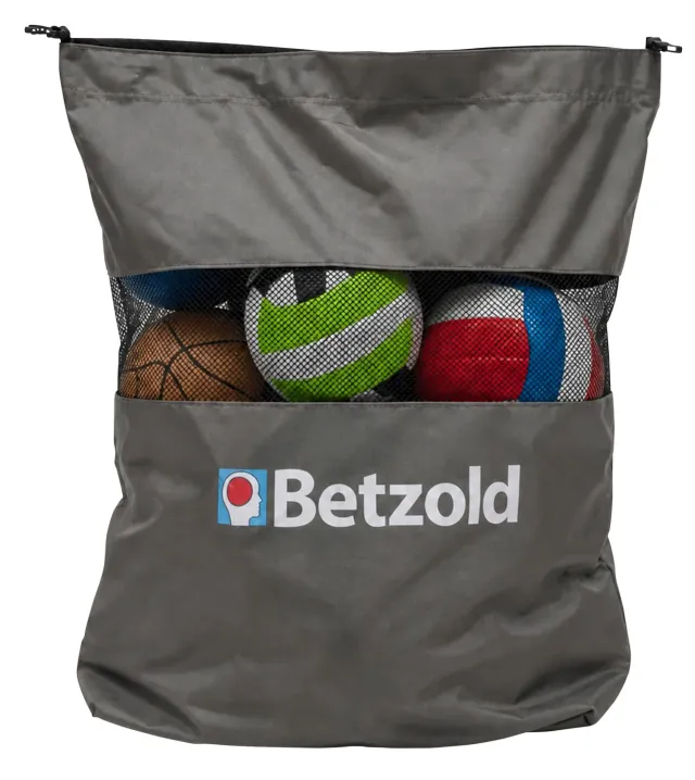 Betzold Balltragetasche groß Trainingstasche mit Rückengurt