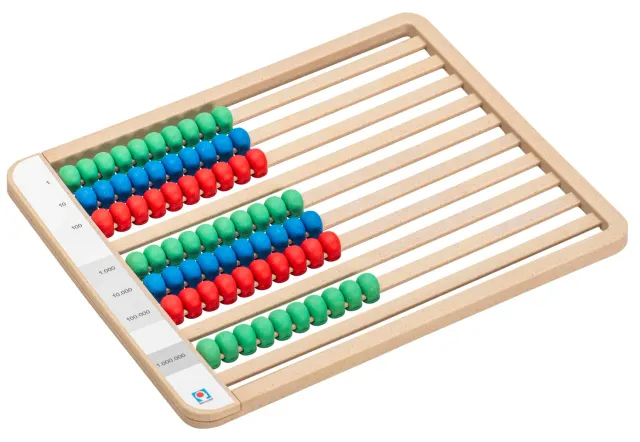 Betzold Montessori Rechenrahmen farbcodiert für Schulen