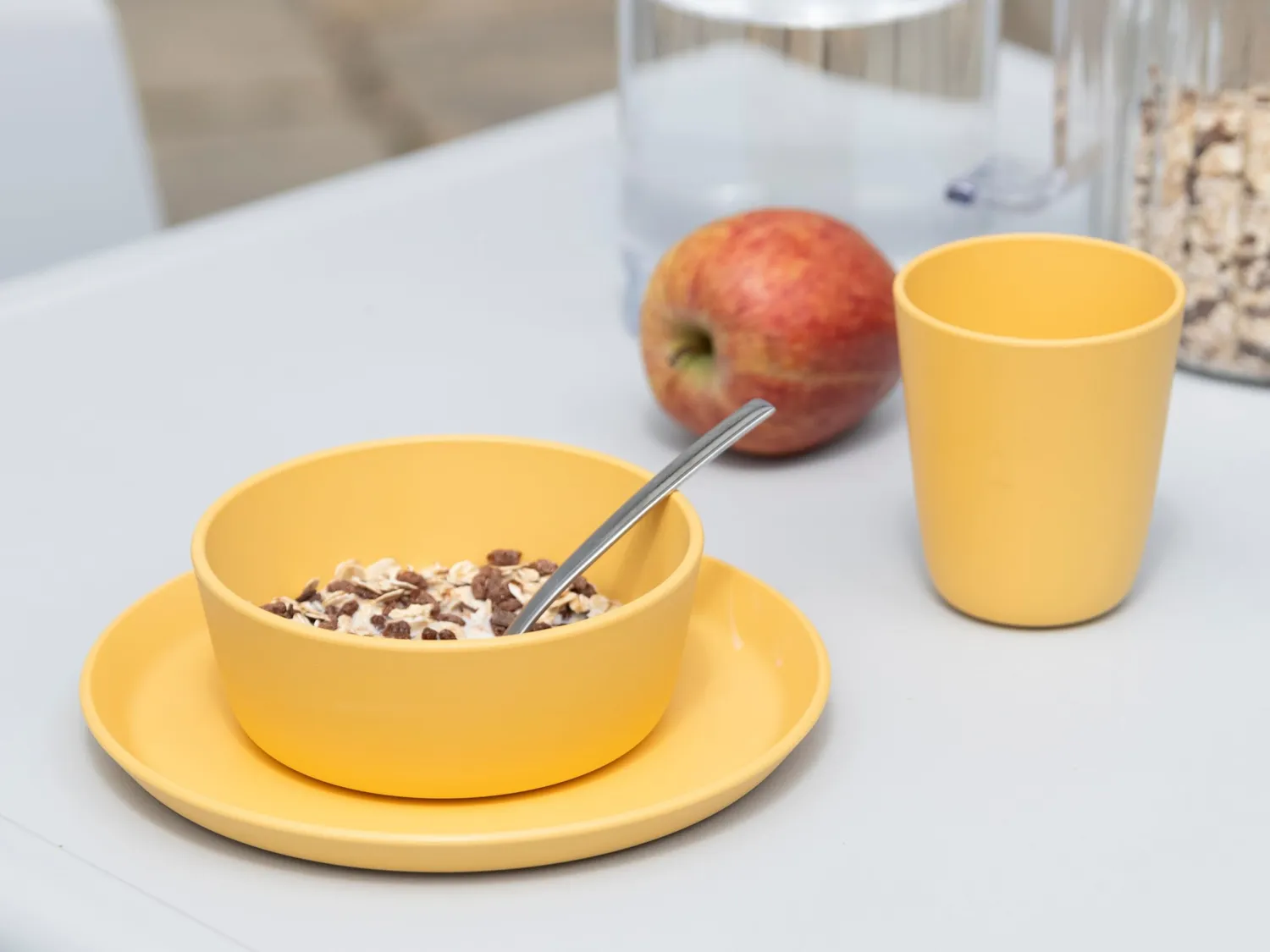 Betzold Geschirr-Set Teller Becher Schüssel bruchsicher