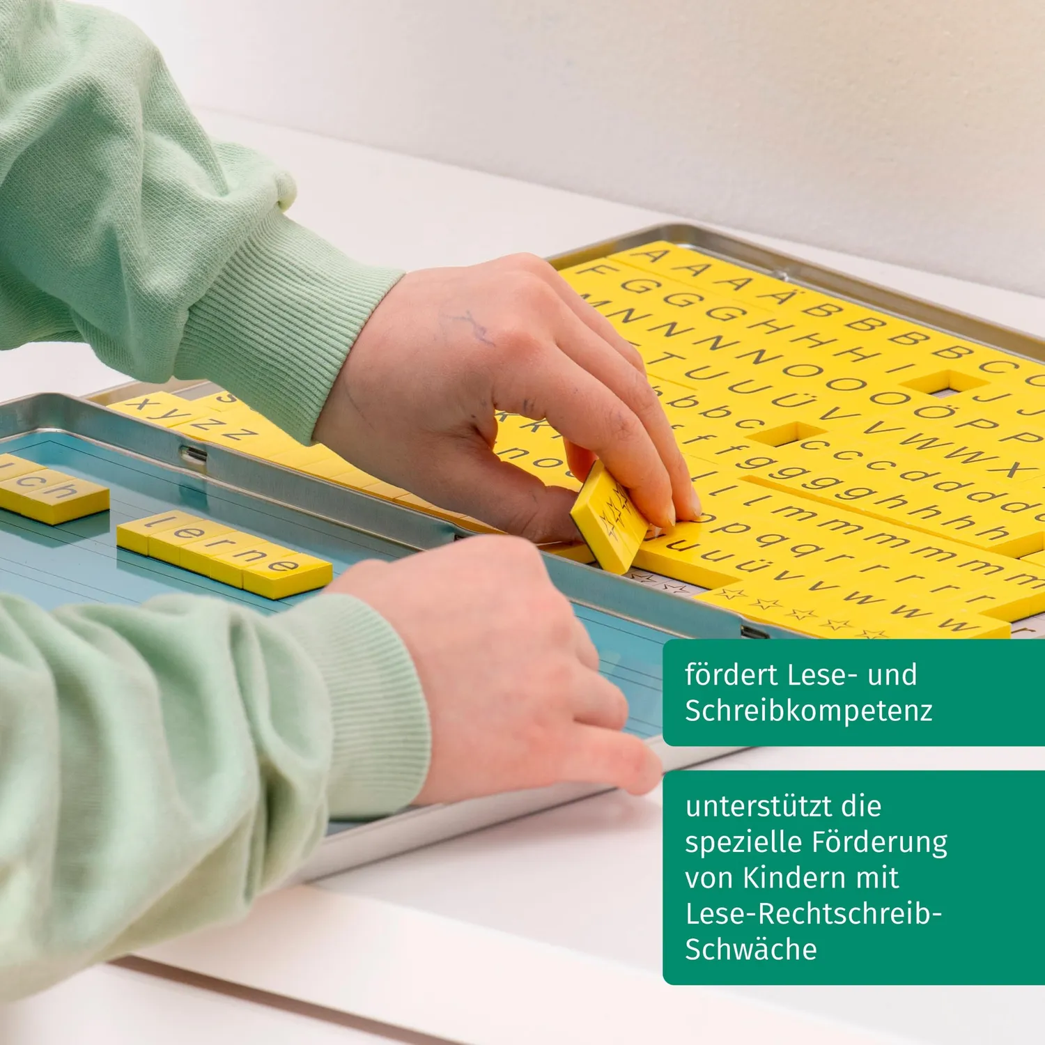 Betzold Lese-Magnetbox Buchstaben-Lernspiel
