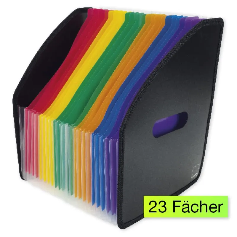 TimeTEX Fächerstar 10659 Stehsammler A4 23 Fächer farbig
