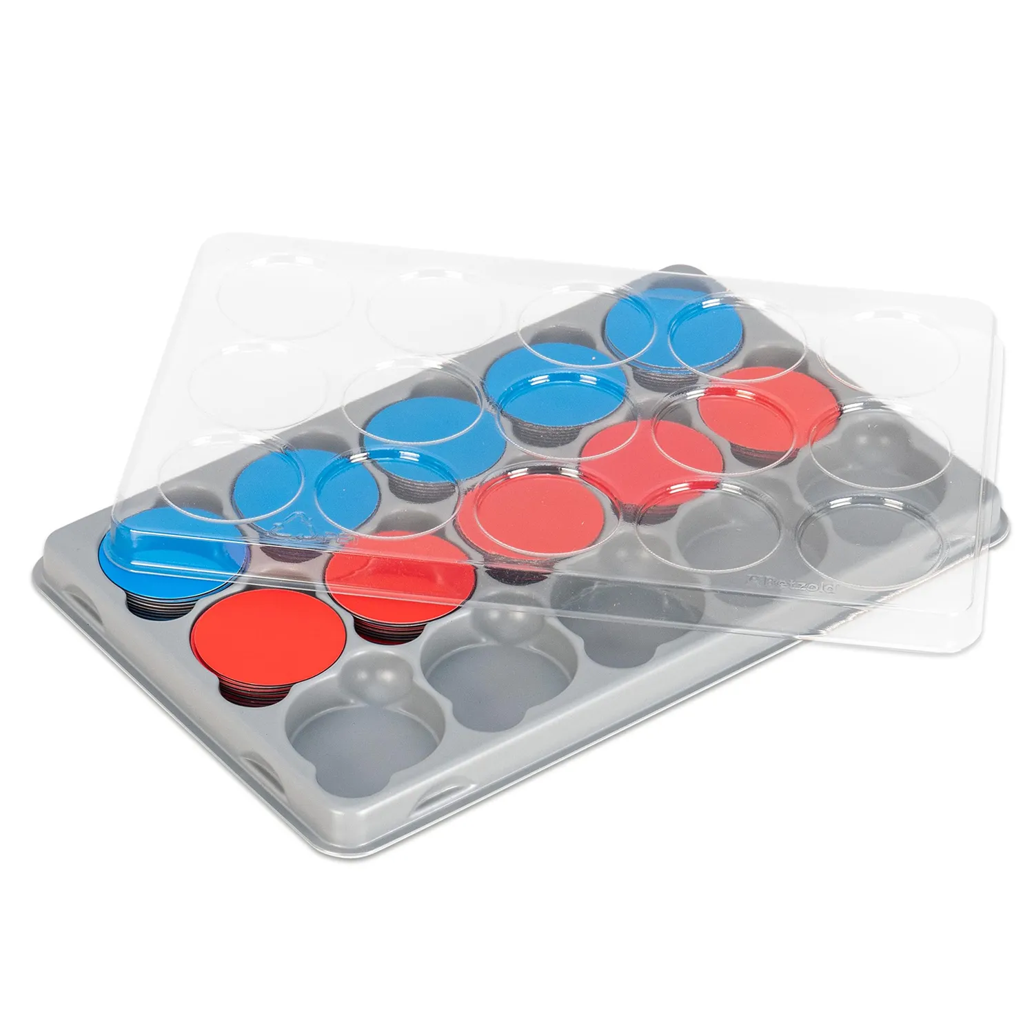 Betzold Wendeplättchen magnetisch rot-blau