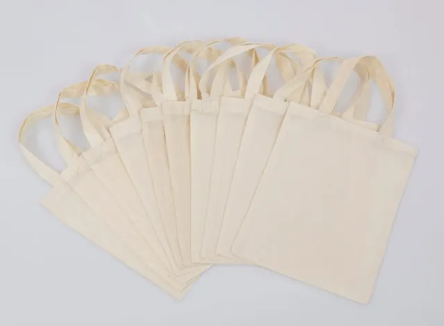 Betzold Baumwolltaschen Blanko-Set 10er