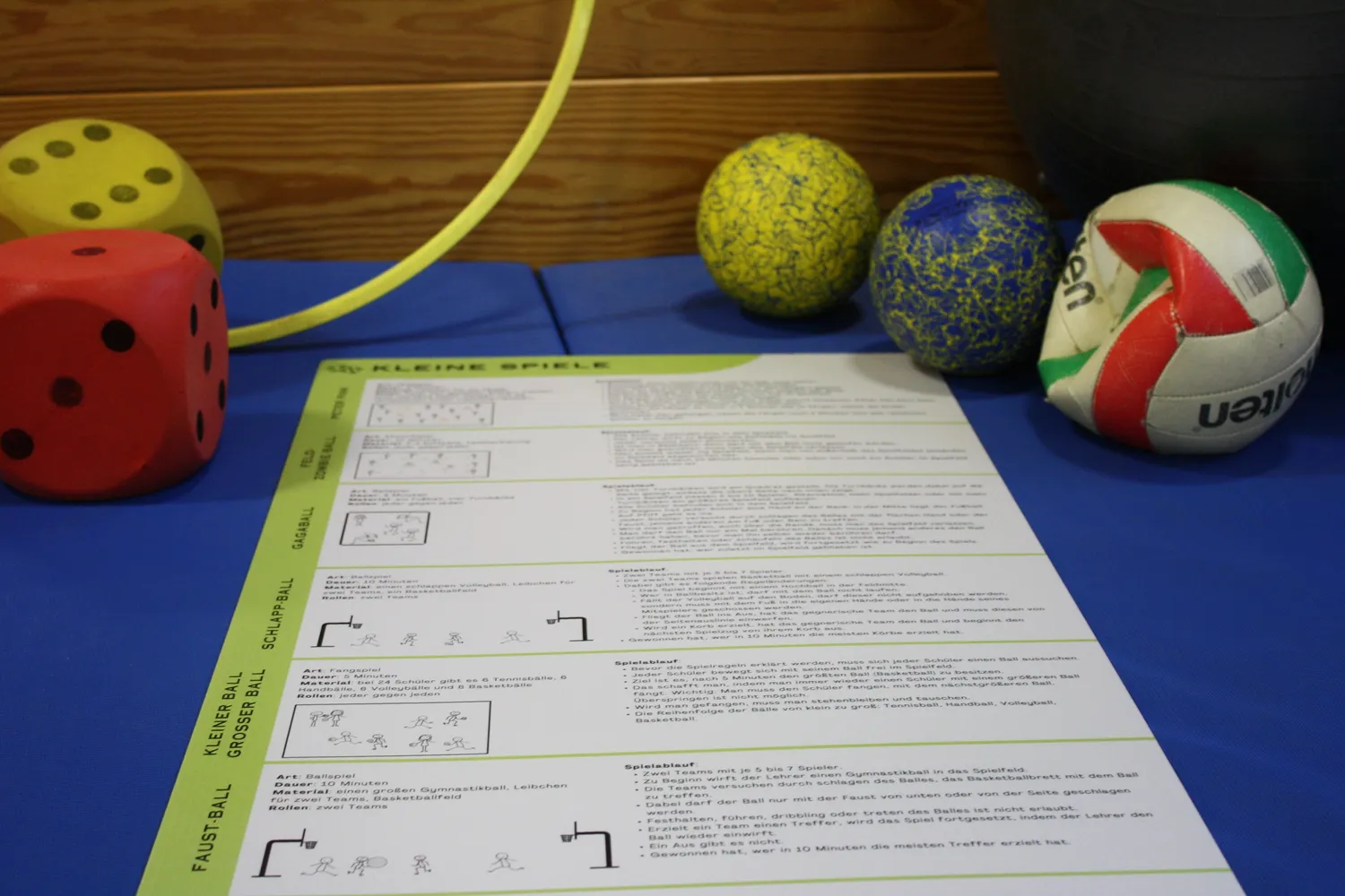 Sportlerntafel Lerntafel Kleine Spiele Sport