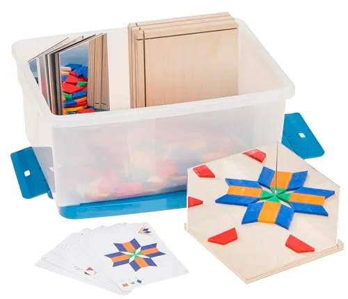 Betzold Eckspiegel Geometrie-Lernspiel Set 4 Spiegel 250 Teile