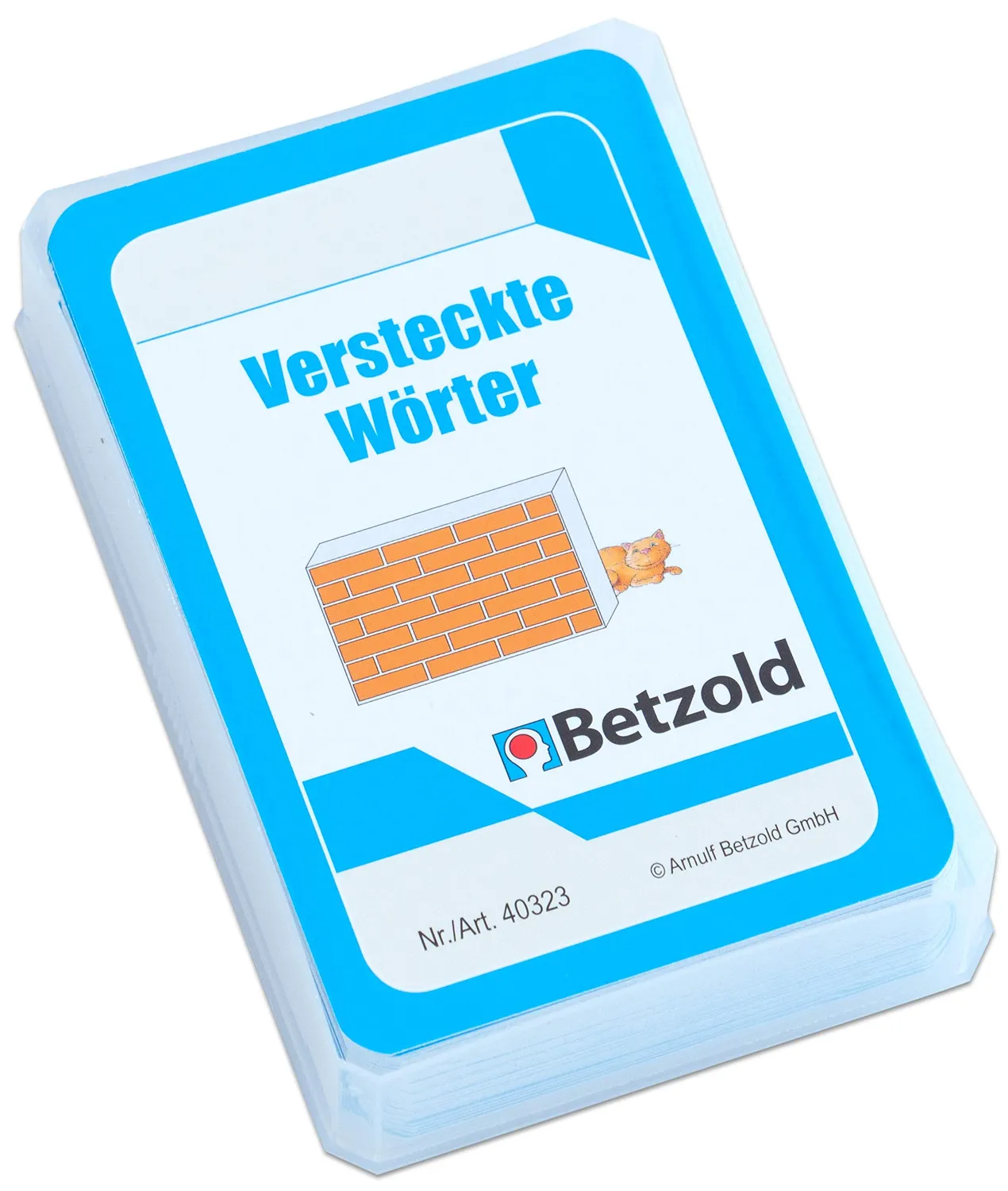 Betzold Übungskarten Versteckte Wörter 53 Karten Box