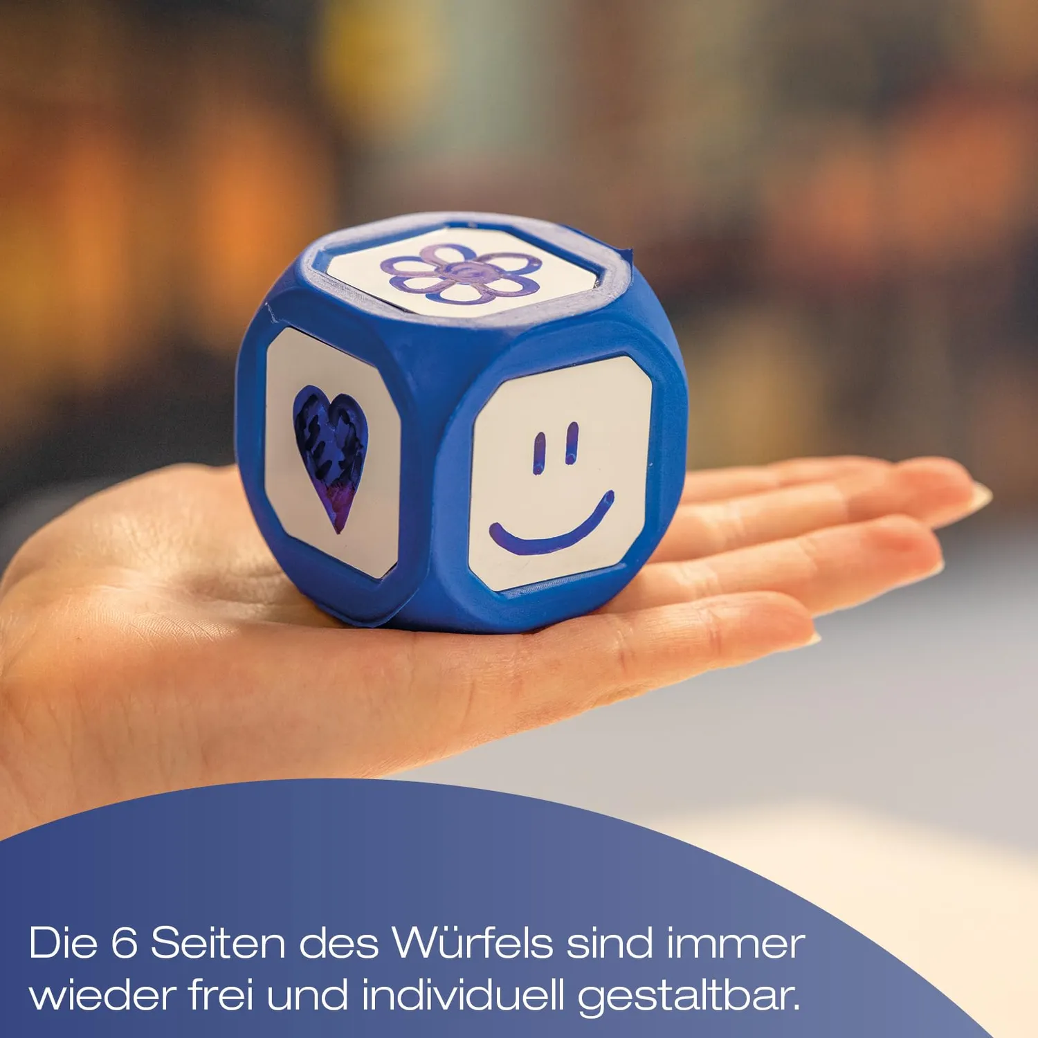 TimeTEX Blanko-Würfel beschreibbar