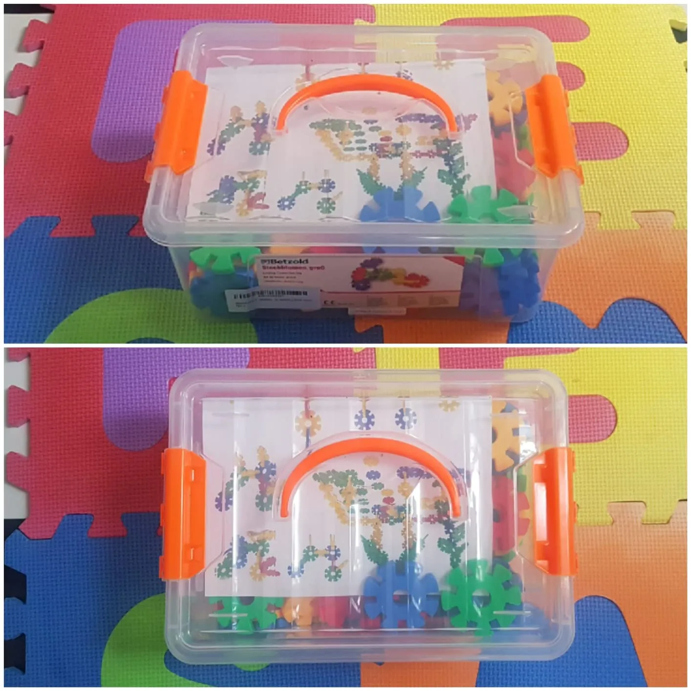 Betzold Steckblumen groß 100-tlg Steckspiel Box