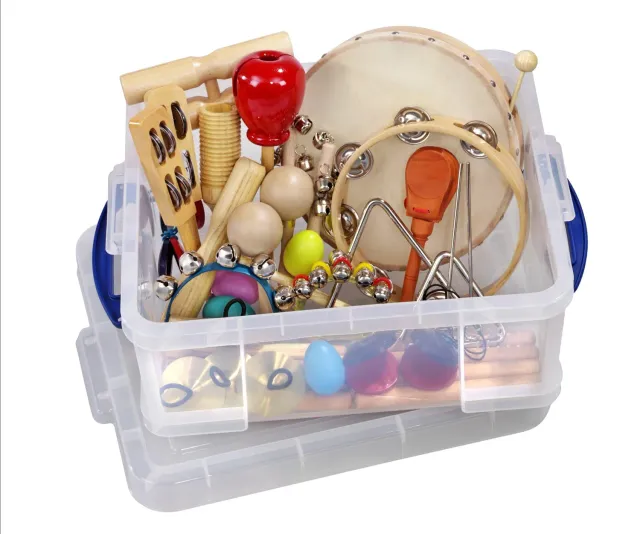 Betzold Instrumenten-Kiste 31-tlg Rhythmik-Set für Klasse