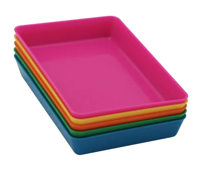 TimeTEX Materialschalen 5-teilig Sortierschalen 12x18 cm