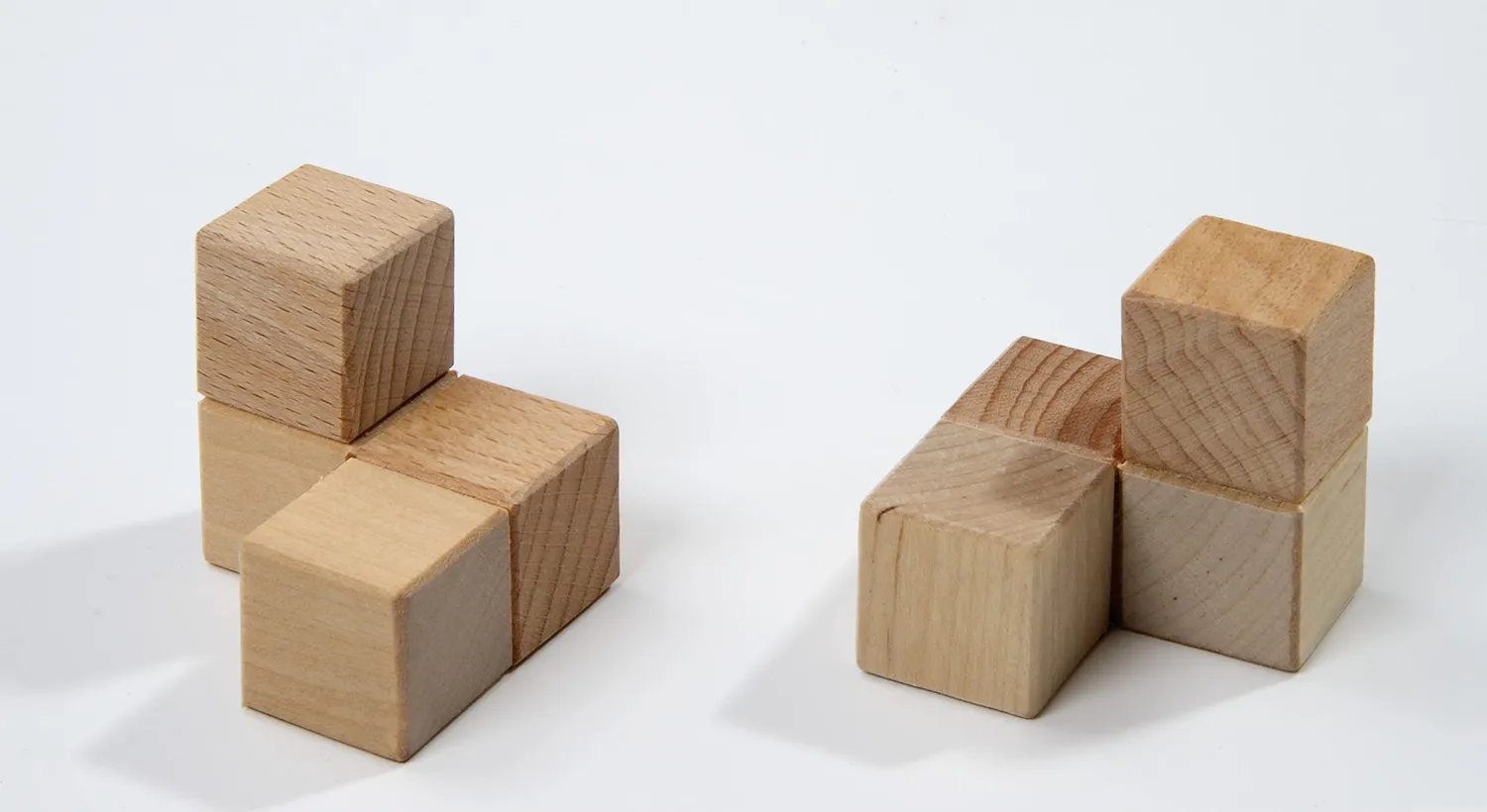 Betzold Soma-Würfel 150 Holzwürfel 2 x 2 x 2 cm naturbelassen