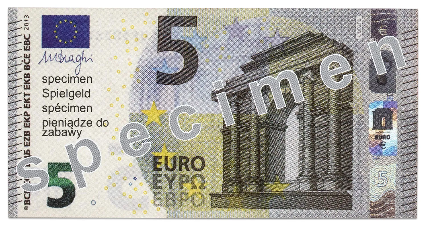 Betzold Euro-Lerngeldscheine Spielgeld 130-teilig Kunststoff