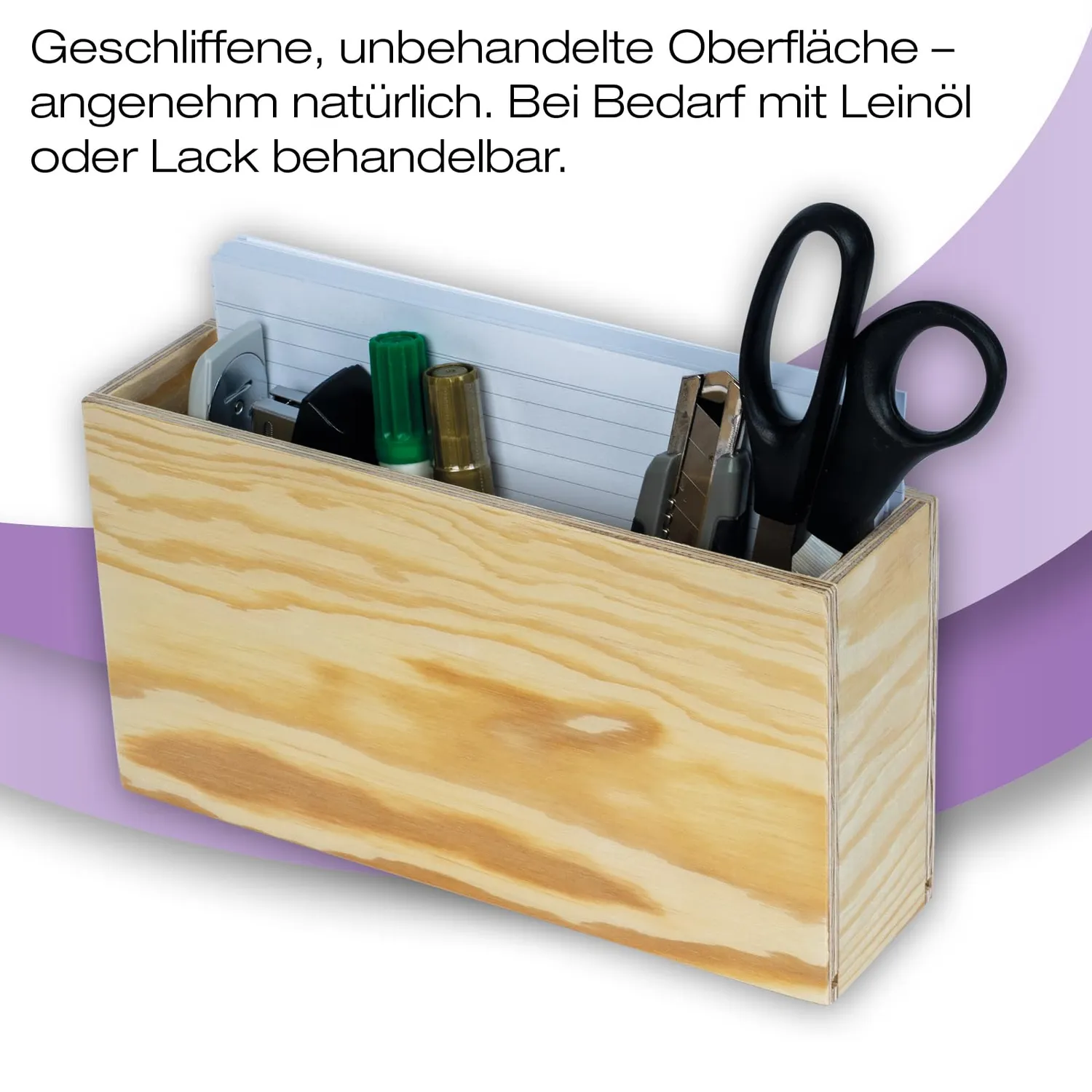 TimeTEX Petra Karteikasten Kiefernholz