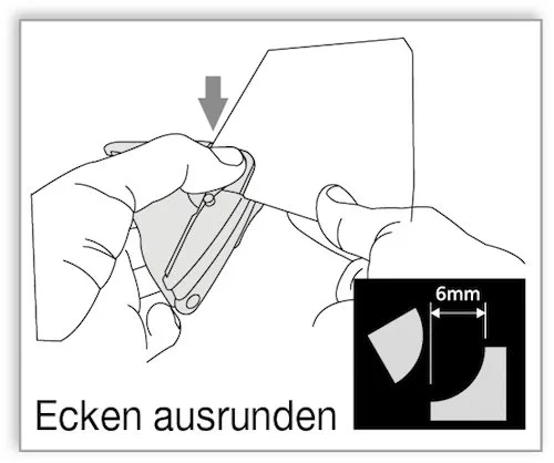 TimeTEX Eckabrunder für Papier 5 mm Edelstahl