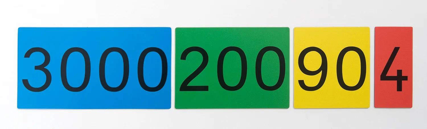 Betzold 87937 Stellenwertkarten magnetisch 40-teilig