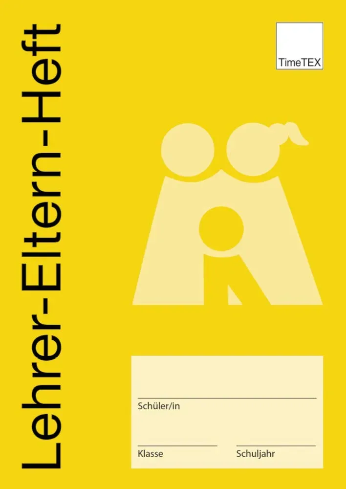 TimeTEX Lehrer-Eltern-Heft A5 Ocker 10712 Mitteilungsheft