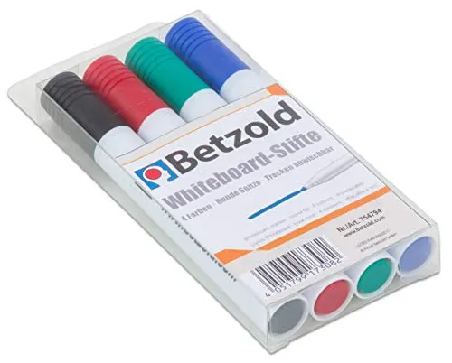Betzold Whiteboard-Marker Stifte 8 Stück trocken abwischbar