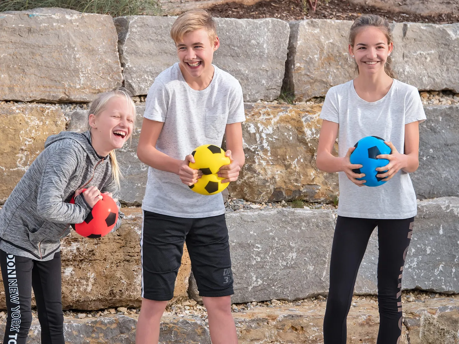 Betzold Softbälle-Set Schaumstoffball 3 Stück