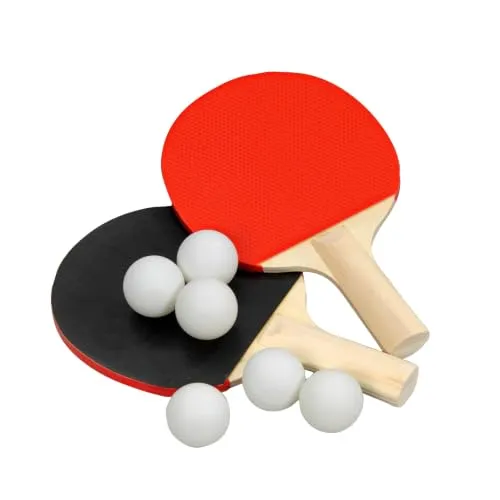 Betzold Tischtennis-Set 12-teilig mit 2 Schlägern und 10 Bällen