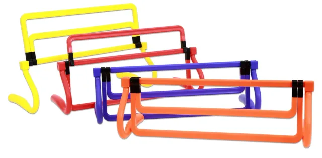 Betzold Hürden-Set höhenverstellbar 4er-Set Kunststoff