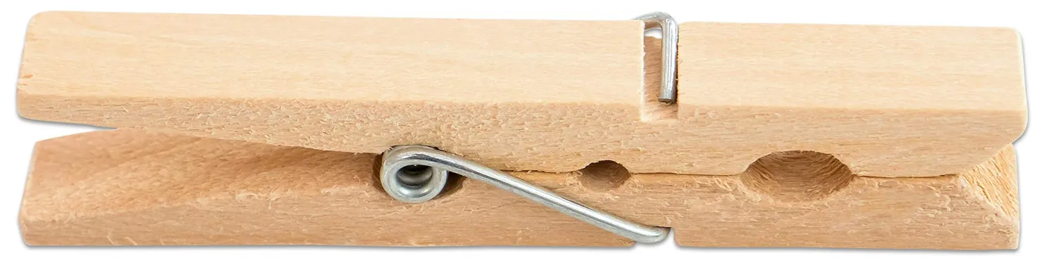 Betzold Wäscheklammern Holz 100 Stück 7,2 cm
