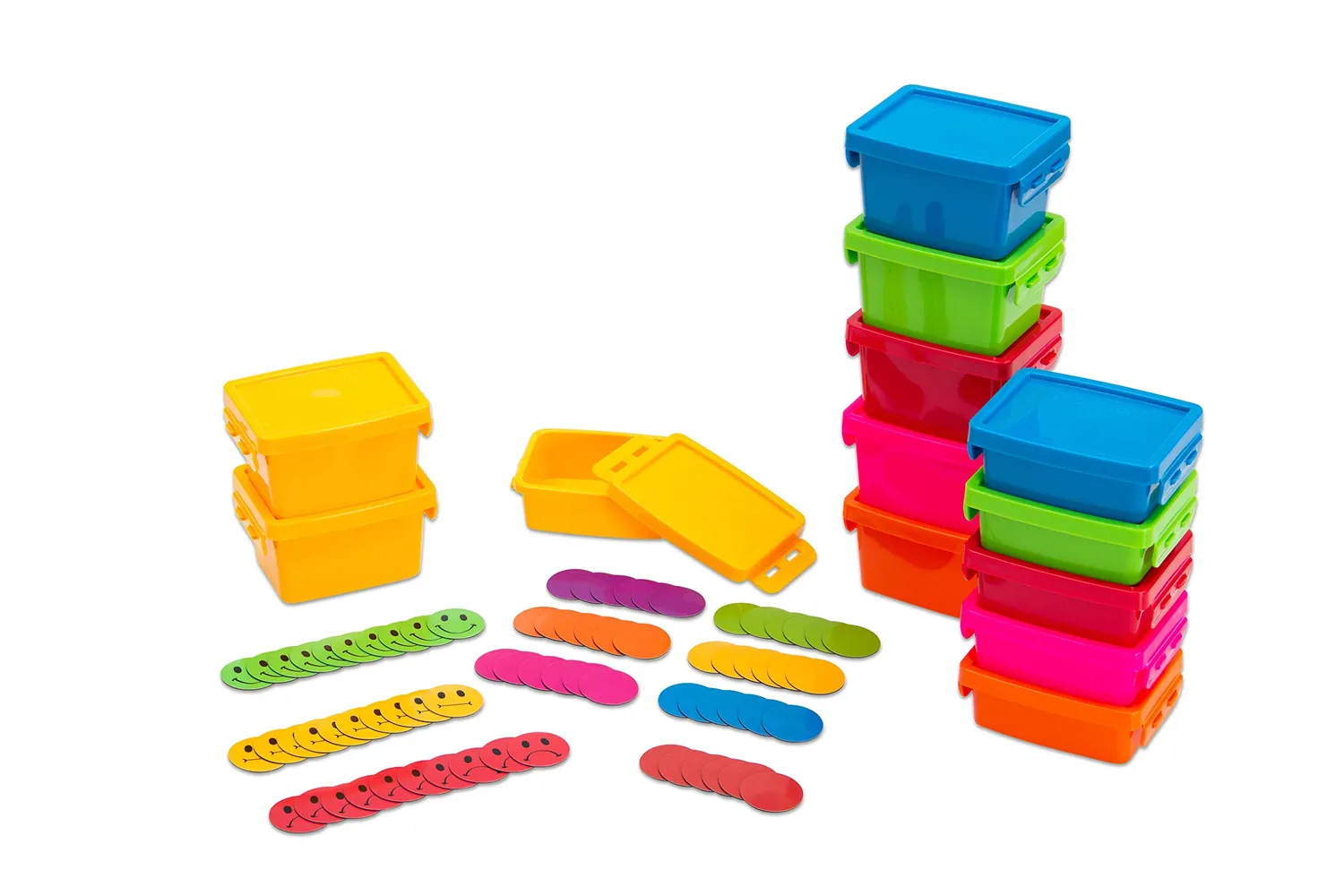 Betzold Set Magnete und Materialboxen 72 Magnete mit Boxen