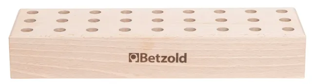 Betzold Pinselhalter Scherenständer Holz 27 Bohrungen