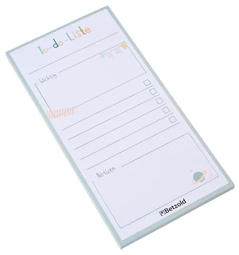Betzold Abreißblock To-do-Liste 60 Blatt