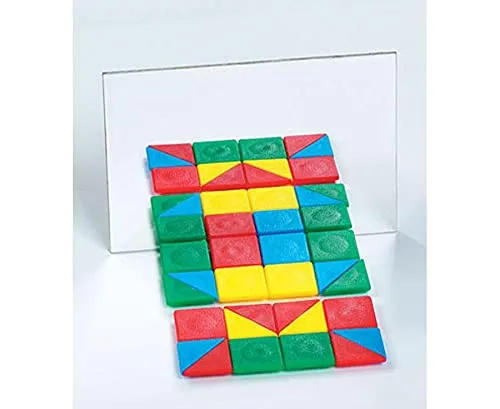 Betzold Geometrie-Spiegel Set Symmetrie-Spiegel aus Kunstglas