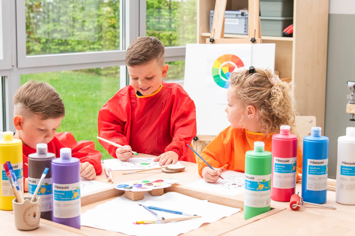 Betzold Acrylfarben 8er-Set Farben deckend vegan 8-teilig