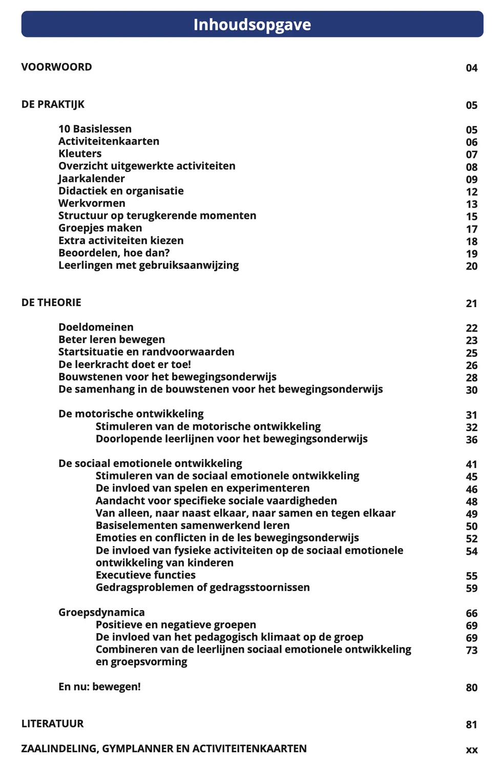 Goed-Gezien Bewegingsonderwijs+ Mappe Sportunterricht