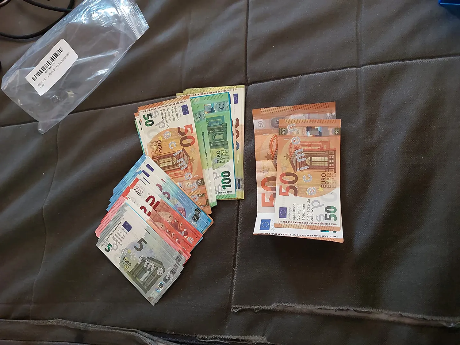 Betzold Euro-Lerngeldscheine Spielgeld 130-teilig Kunststoff