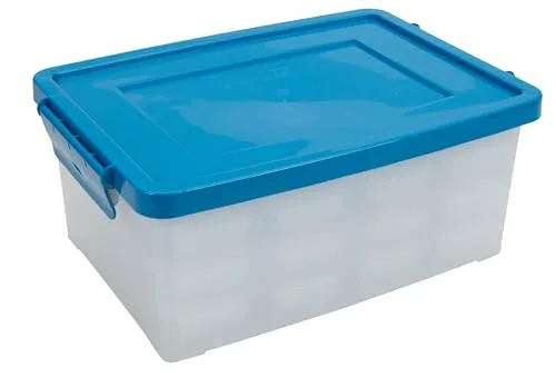 Betzold Aufbewahrungsboxen-Set transparent 25-teilig stapelbar