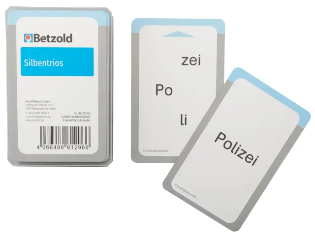 Betzold Magischer Zylinder Silbentrios Lernspiel