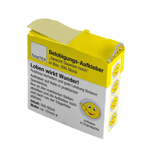 TimeTEX Belobigungs-Aufkleber Sticker 500er Box