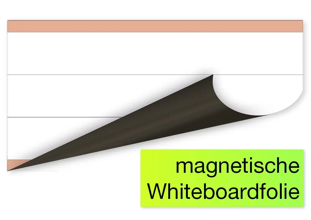 TimeTEX Demo-Schreibzeile 93192 Whiteboard 98 cm magnetisch 2-tlg.