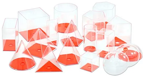 Betzold Füllkörper-Set Geometriekörper 17-tlg im Koffer