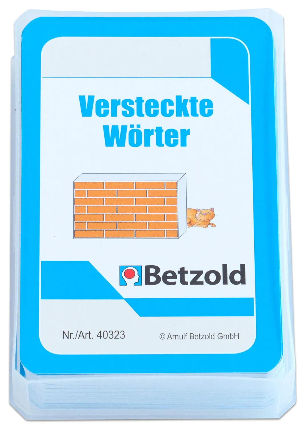 Betzold Übungskarten Versteckte Wörter 53 Karten Box