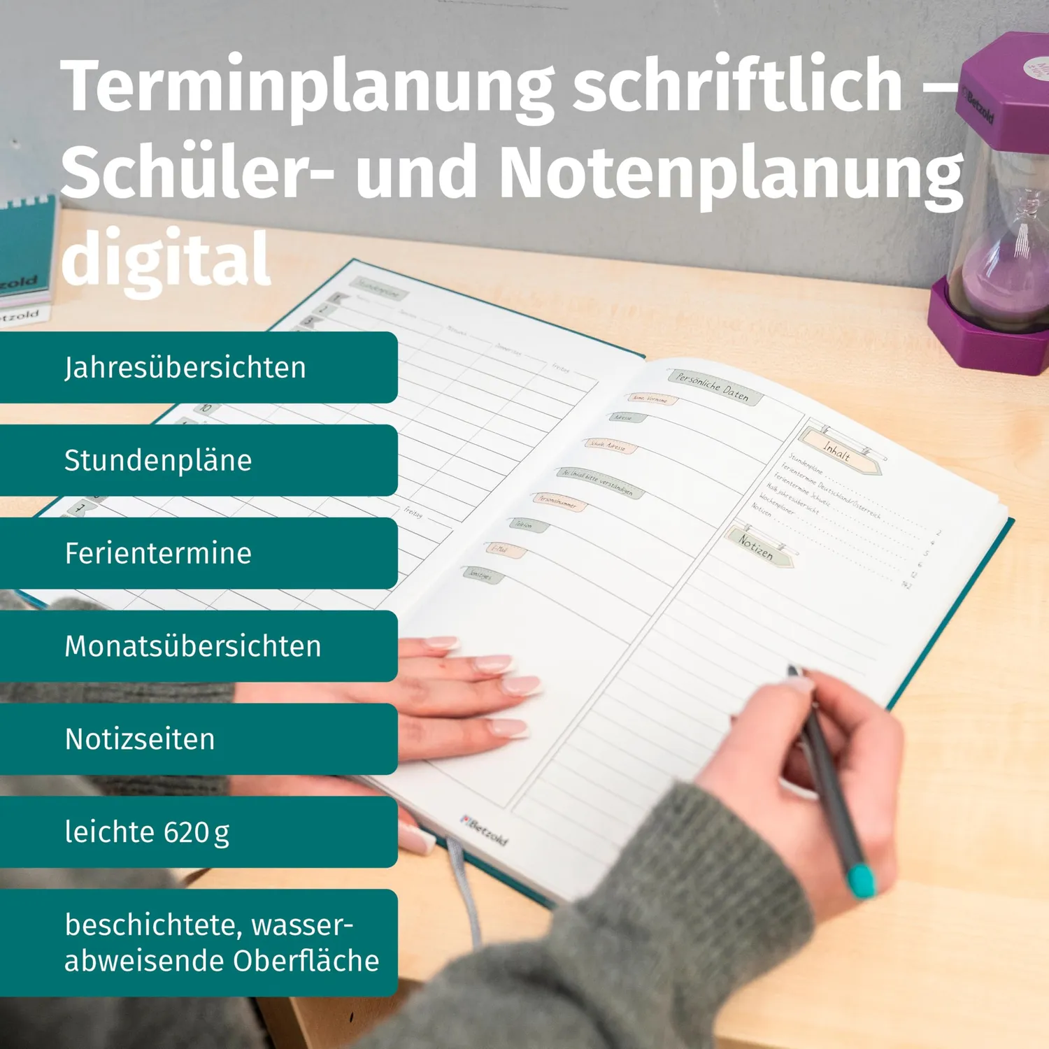 Betzold Smart Edition Lehrerkalender 2026/2027 A4+ Hardcover