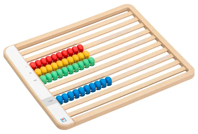 Betzold Rechenrahmen Montessori Abakus Tausenderraum