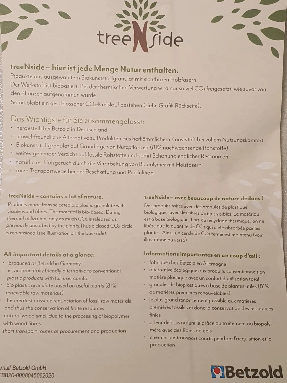 Betzold Laufstelzen aus treeNside-Material robust