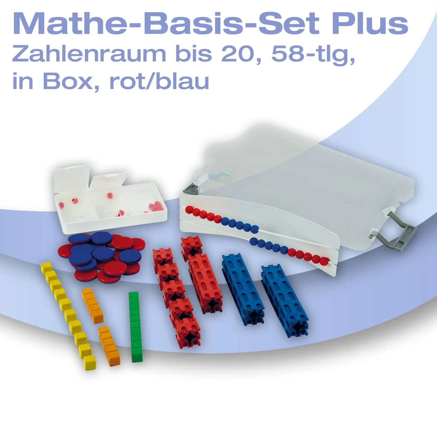 TimeTEX Mathe-Basis-Set Plus Rechenset ZR 20 58-teilig